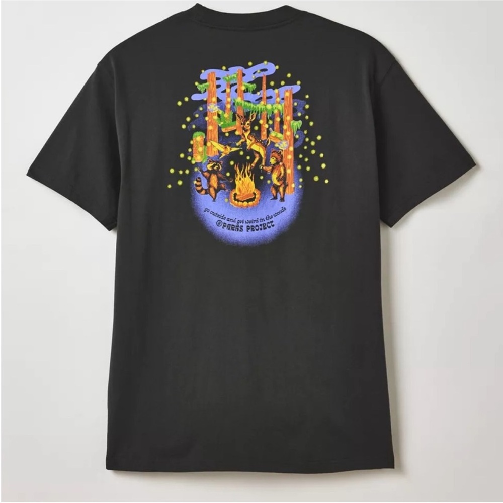 NWOT Urban Outfitters Parks Project Weird In The Woods Graphic Tee Size Large - Picture 2 of 13